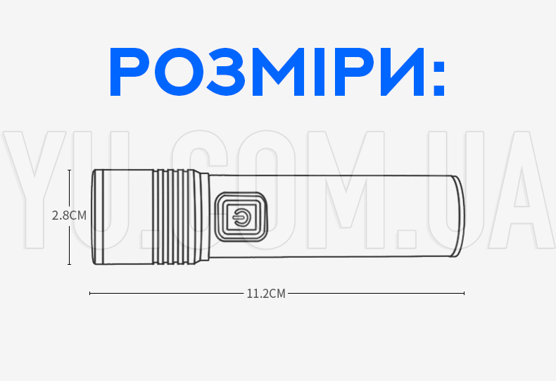 Компактний ручний ліхтарик BL K31